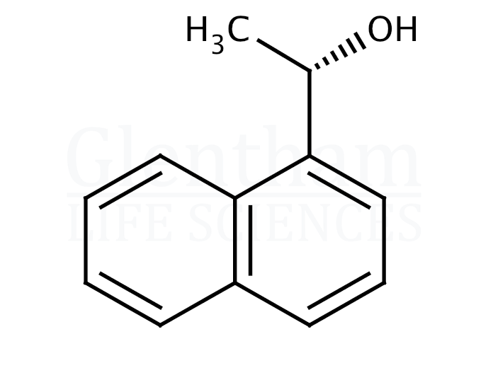 (S)-(-)-α-Methyl-1-naphthalenemethanol  Structure
