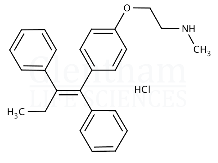 Structure for N-Desmethyltamoxifen hydrochloride