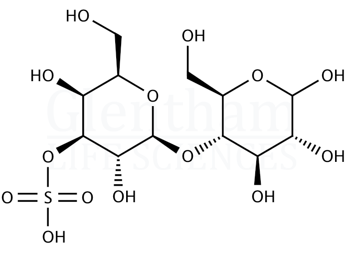 Lactose 3''-sulfate Structure