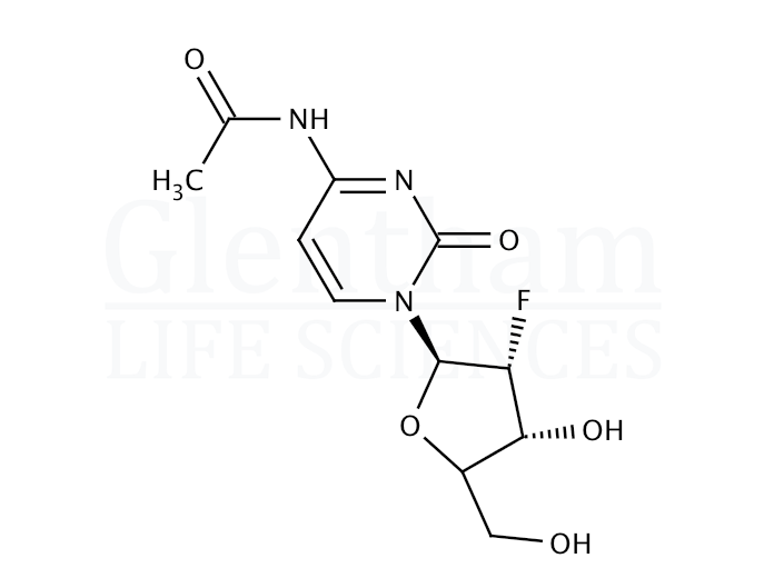 N4-Acetyl-2''-deoxy-2''-fluorocytidine Structure