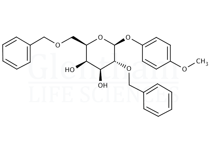 4-Methoxyphenyl 2,6-di-O-benzyl-b-D-galactopyranoside Structure