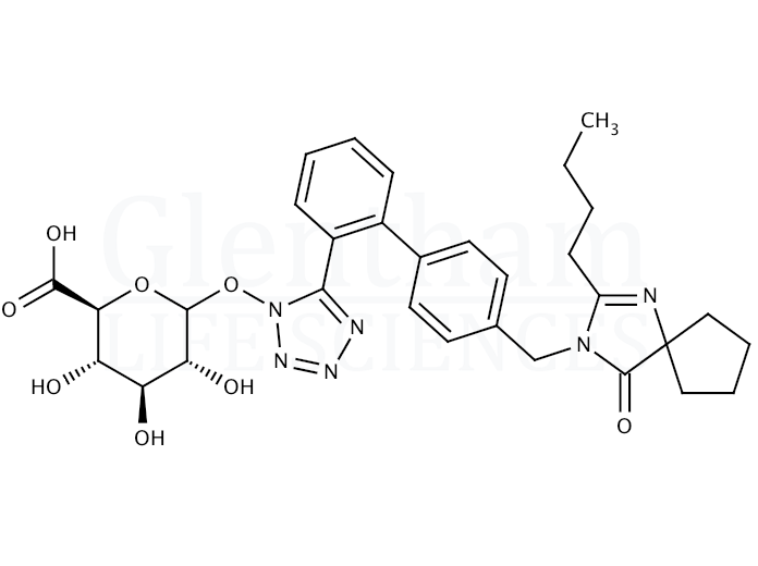 Irbesartan N-b-D-glucuronide Structure