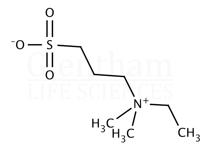 Dimethylethylammoniumpropane sulfonate Structure
