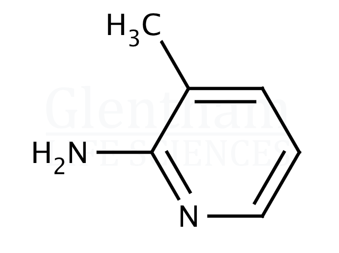 2-Amino-3-methylpyridine (2-Amino-3-picoline) Structure