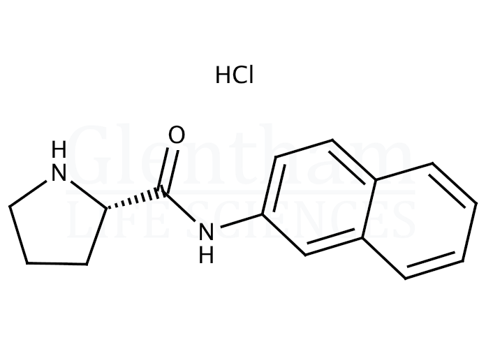 L-Proline-2-naphthylamide hydrochloride  Structure