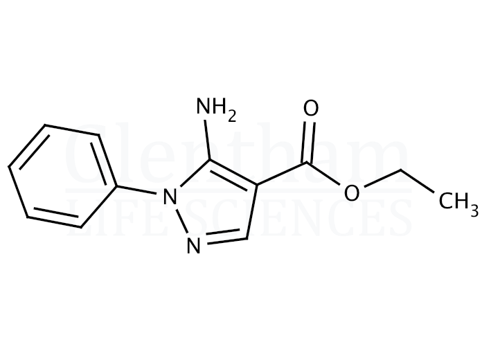 Structure for 5-Amino-4-carbethoxy-1-phenylpyrazole