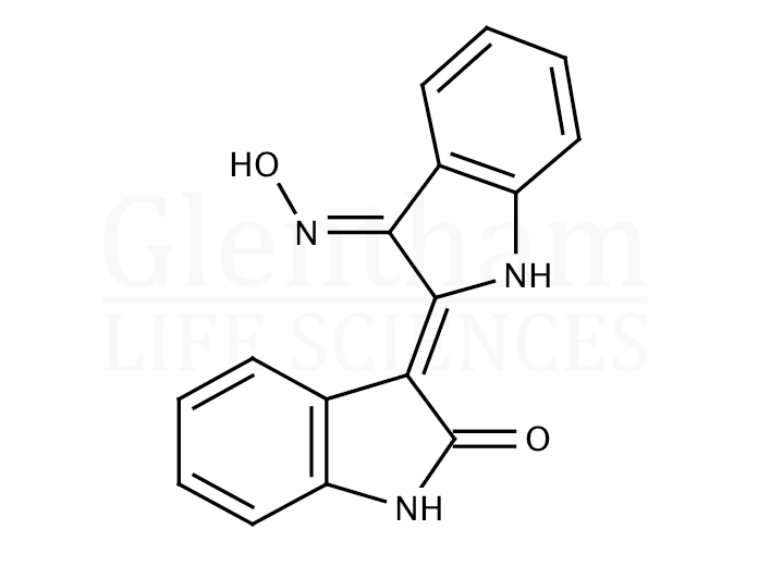 Structure for  Indirubin-3′-oxime  (160807-49-8)
