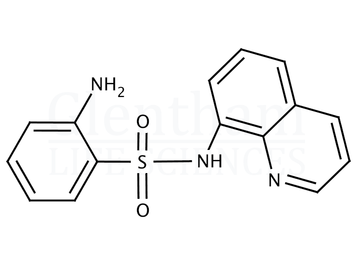 Structure for  2-Amino-N-quinolin-8-yl-benzenesulfonamide  (16082-64-7)