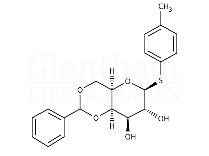 4-Methylphenyl 4,6-O-Benzylidene-β-D-thiogalactopyranoside Structure