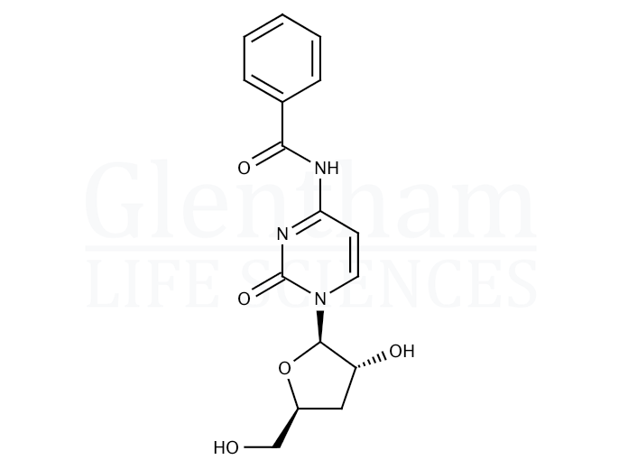 Structure for N4-Benzoyl-3''-deoxycytidine