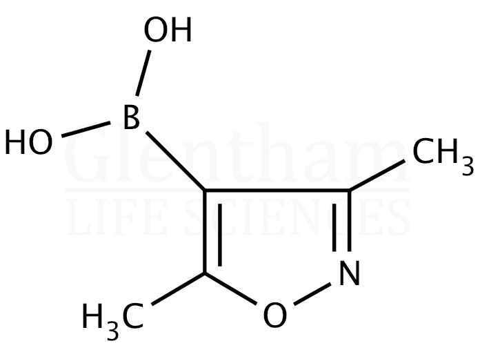 3,5-Dimethylisoxazole-4-boronic acid Structure