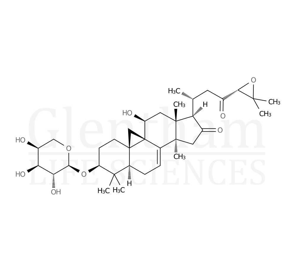 Cimicidanol-3-O-alpha-L-arabinoside Structure