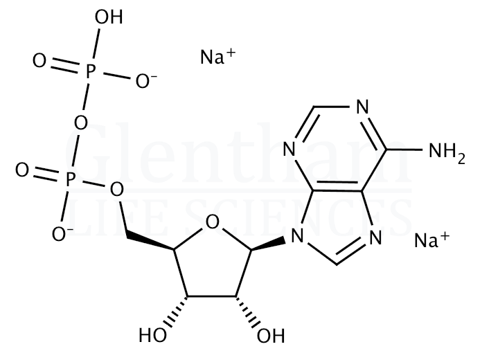 Structure for Adenosine 5''-diphosphate disodium salt