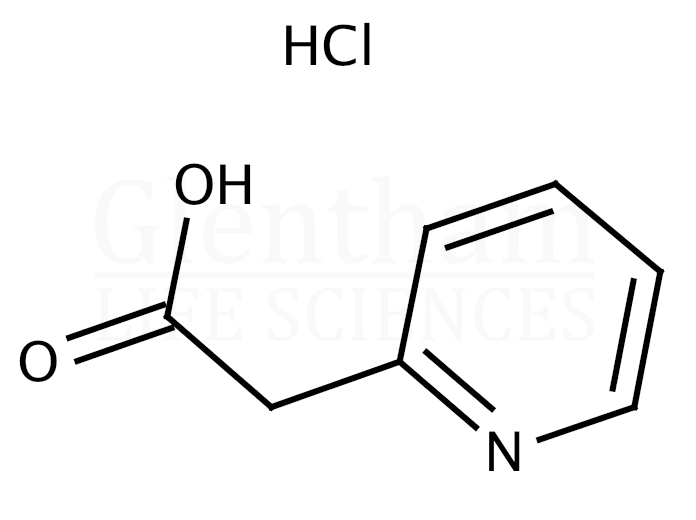 2-Pyridylacetic acid hydrochloride Structure