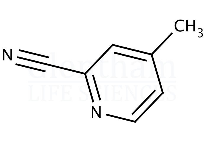 2-Cyano-4-methylpyridine (2-Cyano-4-picoline) Structure