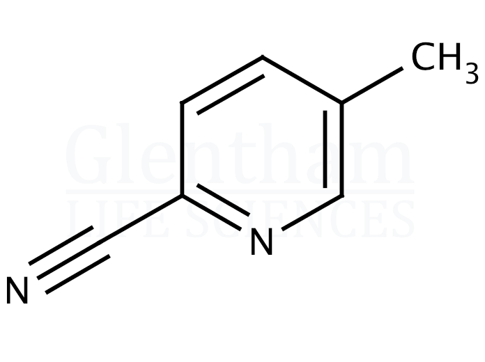 2-Cyano-5-methylpyridine (2-Cyano-5-picoline) Structure