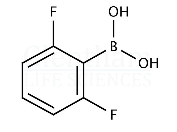 Structure for 2,6-Difluorophenylboronic acid