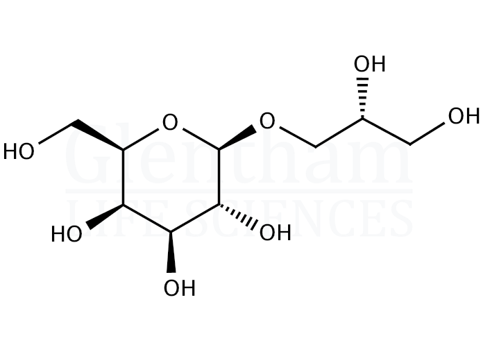 (2R)-2,3-Dihydroxypropyl-b-D-galactopyranoside Structure