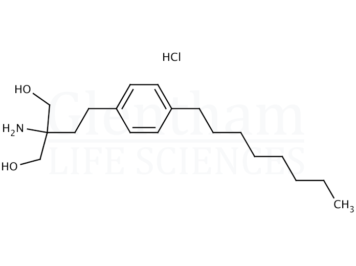 Fingolimod hydrochloride Structure