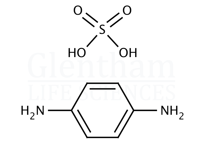1,4-Phenylenediamine sulfate Structure