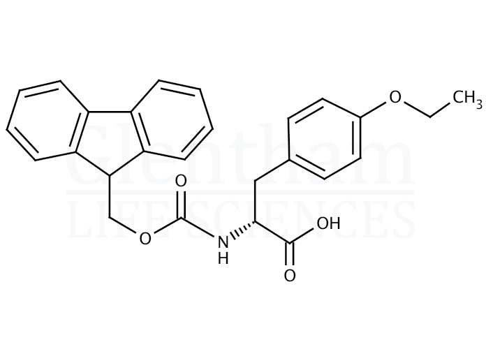 Fmoc-O-ethyl-D-tyrosine Structure