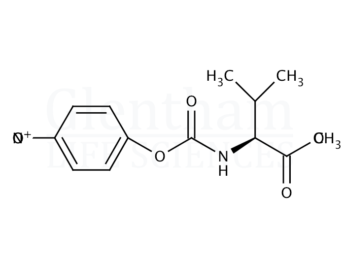 Structure for N-[[(4-Nitrophenyl)-oxy]carbonyl]-L-valine methyl ester