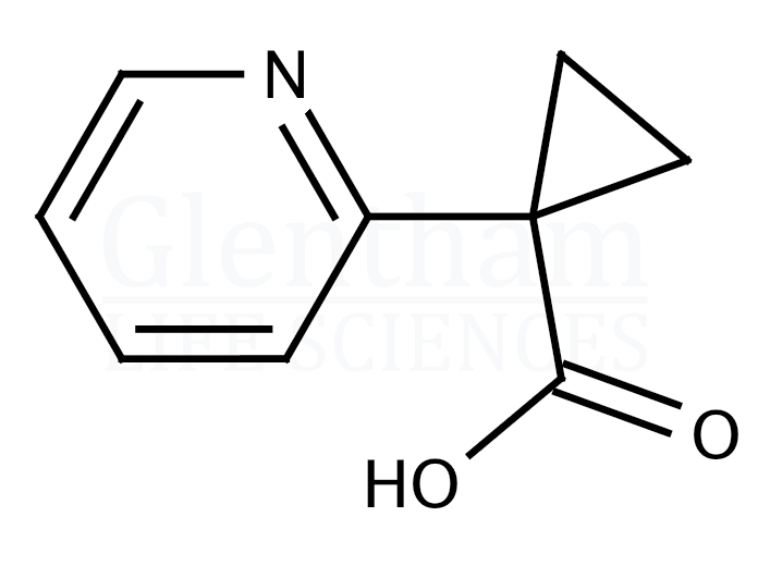 Structure for 1-(2-Pyridyl)cyclopropanecarboxylic acid