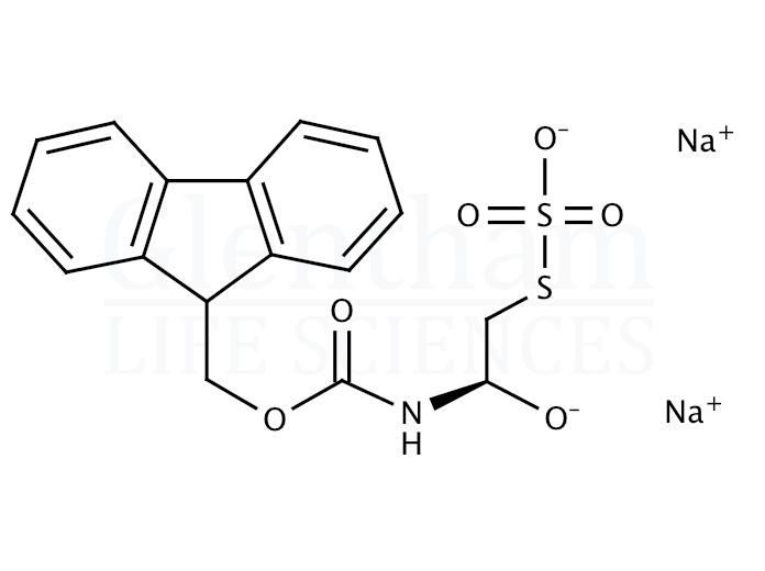 Fmoc-S-sulfo-L-cysteine disodium salt Structure