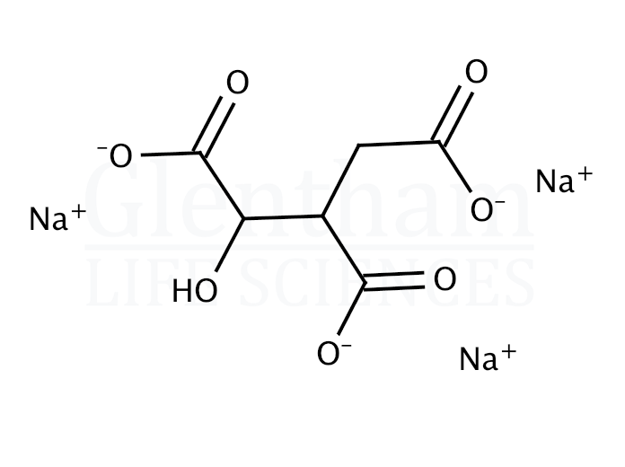 DL-Isocitric acid trisodium salt hydrate Structure