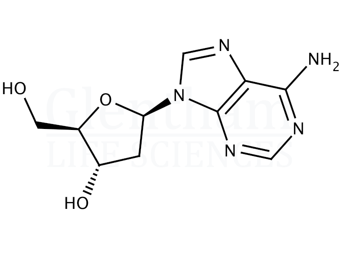 Structure for 2''-Deoxyadenosine monohydrate (16373-93-6)
