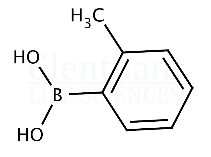 Structure for  2-Methylphenylboronic acid  (16419-60-6)