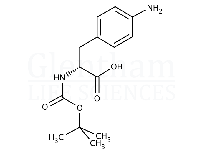 Structure for Boc-4-Amino-D-phenylalanine (164332-89-2)