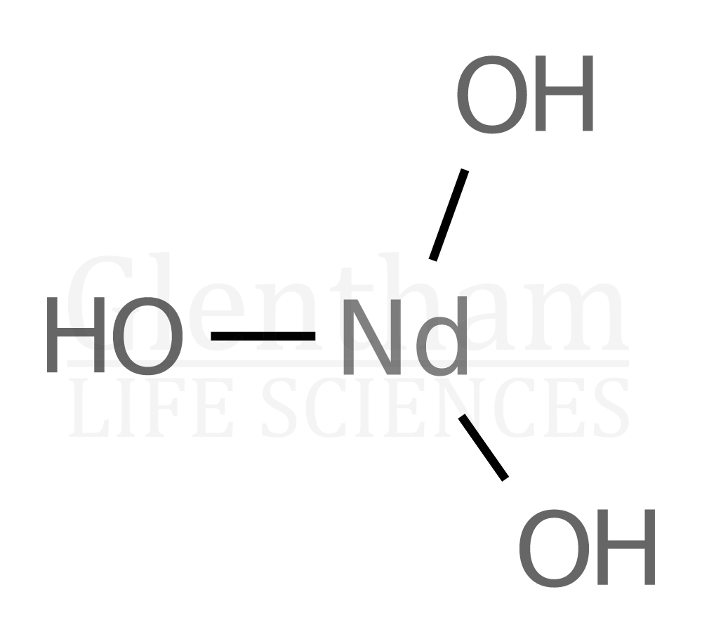 Structure for Neodymium hydroxide hydrate, 99.9%