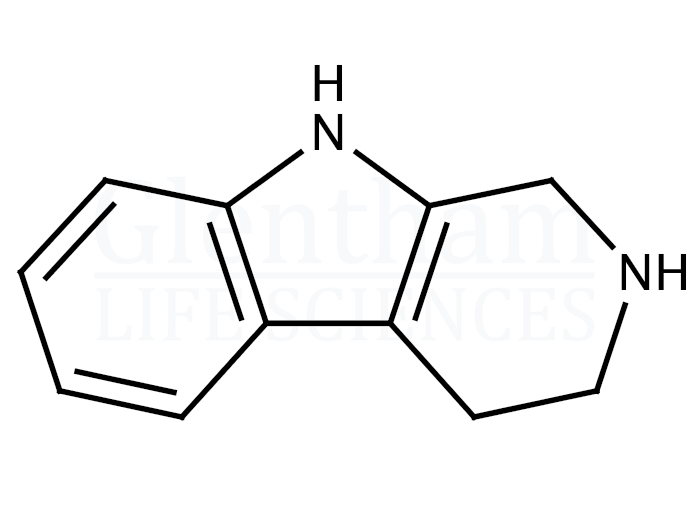 1,2,3,4-Tetrahydro-9H-pyrido[3,4-b]indole  Structure