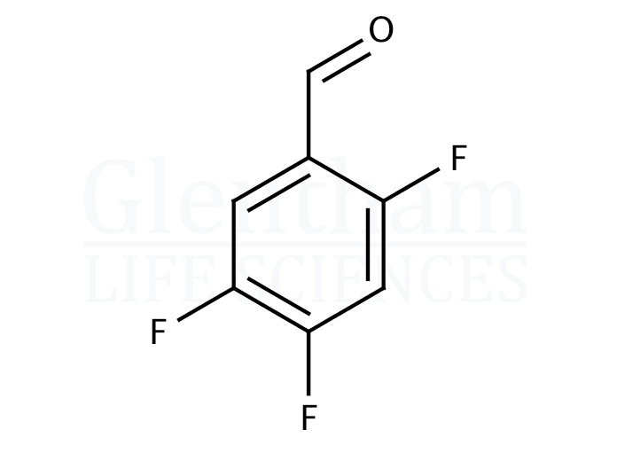 2,4,5-Trifluorobenzaldehyde Structure