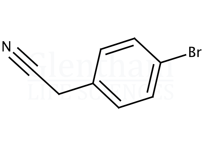 4-Bromophenylacetonitrile Structure