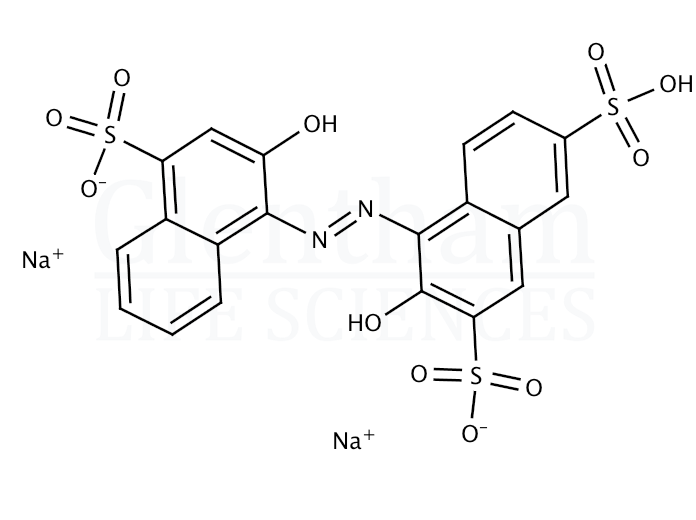 Structure for Hydroxy naphthol blue disodium salt (165660-27-5)