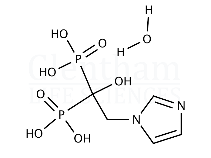 Zoledronic acid monohydrate Structure