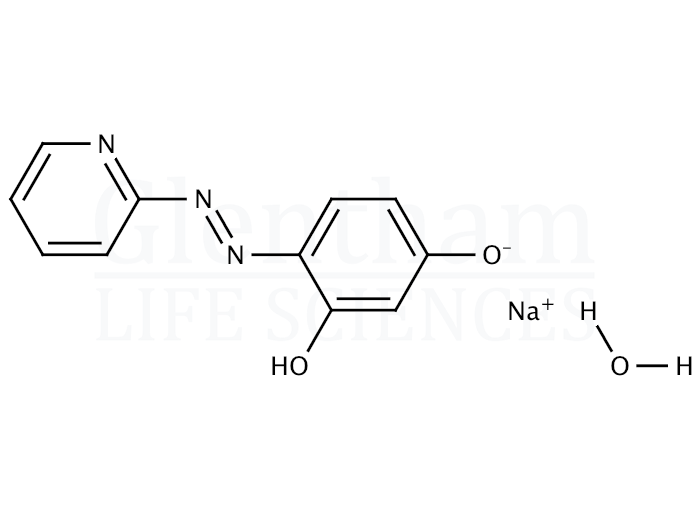 4-(2-Pyridylazo)resorcinol monosodium salt hydrate Structure