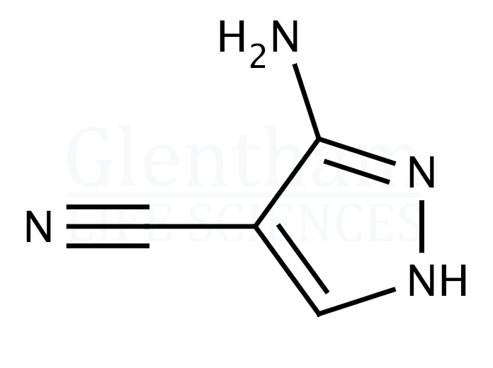 5-Amino-4-cyanopyrazole Structure