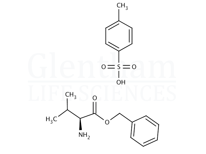 L-Valine benzyl ester p-toluenesulfonate salt Structure