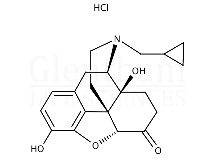 Structure for Naltrexone hydrochloride, Ph. Eur. grade
