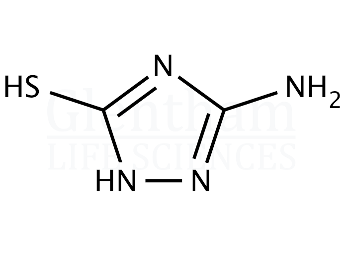 3-Amino-5-mercapto-1,2,4-triazole Structure