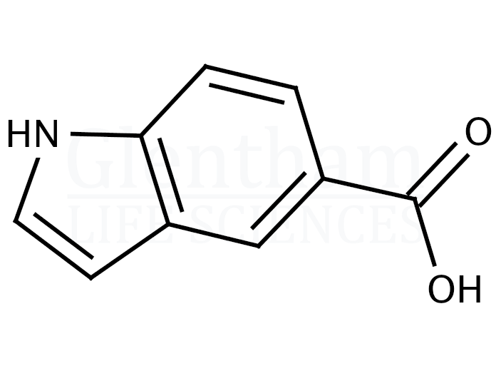 Indole-5-carboxylic acid Structure