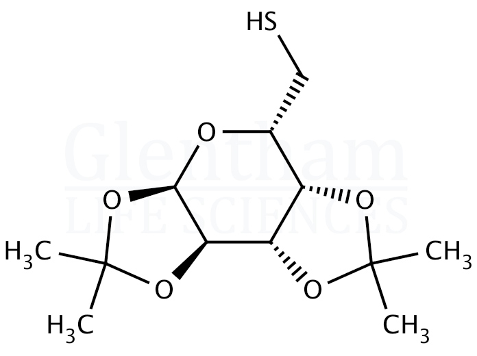 Structure for 1,2:3,4-Di-O-isopropylidene-6-thio-a-D-galactopyranose