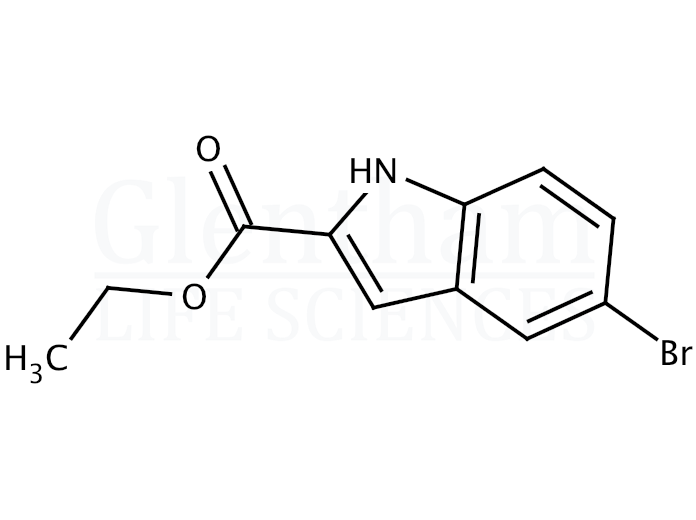 5-Bromoindole-2-carboxylic acid ethyl ester Structure