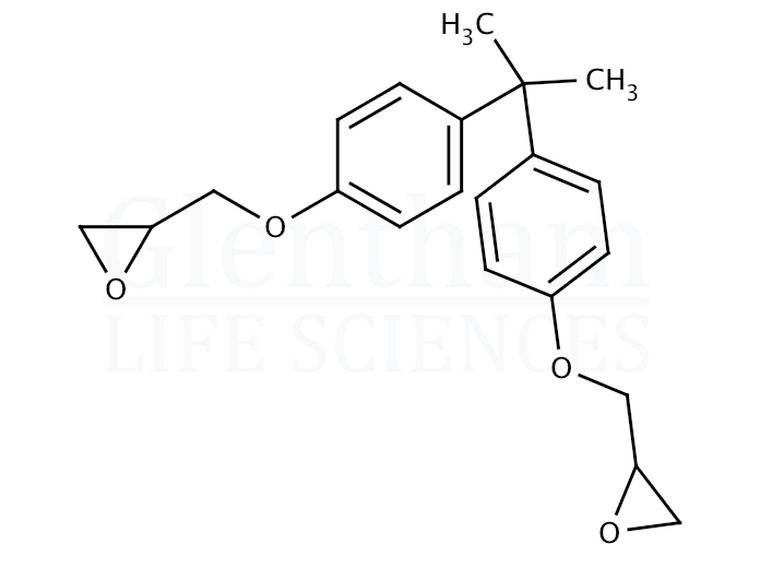 Structure for  Bisphenolxa0A diglycidyl ether  (1675-54-3)