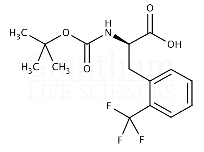 Large structure for Boc-Phe(2-CF3)-OH (167993-21-7)