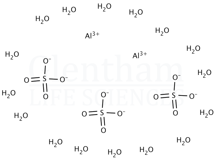 Structure for Aluminium sulfate hydrate (16828-11-8)