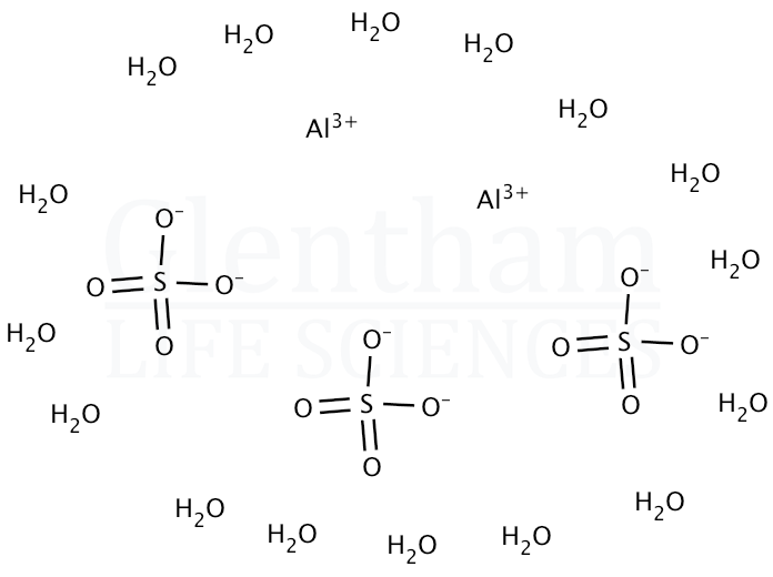 Structure for Aluminium sulfate hydrate